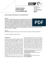 Measurement of Forced Surface Convection in Directed Energy Deposition Additive Manufacturing