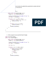 Write A Program in Java To Make Such A Pattern Like A Pyramid With A Number Which Will Repeat The Numbers in The Same Row