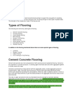 Types of Flooring