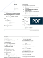 Fourier Transform: Syllabus