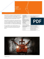 Sandvik Dt1231 Tunneling Drills: Technical Specification