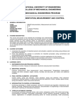 30 MN423 Instrumentation Measurement and Control