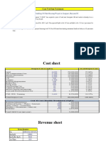 Financial Modelling of 50 Flats Housing Project Gurgaon Haryana in