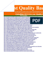 500 Backlinks For 5 Keywords 1