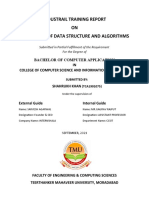 Industrail Training Report ON Simulation of Data Structure and Algorithms