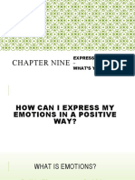 CHAPTER NINE Expressing Emotions