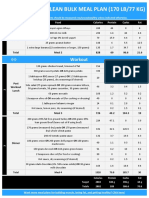 BBLS Example - Intermittent Fasting (Bulking) - 170 LBS - Metric