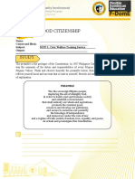 Answer Sheet - NSTP - Module 3-Good Citizenship