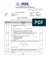 IA2 DAA Question Paper Updated