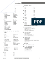 Workbook Answer Key: Grammar - Page 6 Vocabulary - Page 4