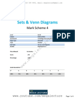 12.4 Sets Venn Diagrams - Cie Igcse Maths 0580-Ext Theory-Ms