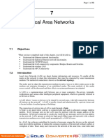 Local Area Networks: 7.1 Objectives