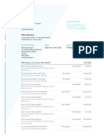 EUR Statement: Account Holder Iban Bank Code (SWIFT/BIC)