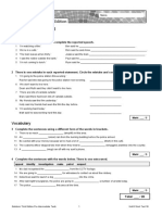 Unit 8 Short Test 1B: Grammar