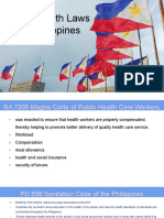 Public Health Laws in The Philippines