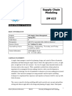 Supply Chain Modeling: School of Business & Economics