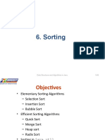 Sorting: Data Structures and Algorithms in Java 1/43