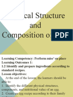 Physical Structure and Composition of Eggs