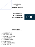 K.R. Srikant Seminar On GSM