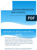 Drug Education Prevention and Control