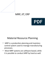 MRP, Jit, Erp