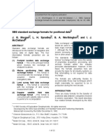 Seg Standard Exchange Formats For Positional Data J. G. Morgan, L. H. Spradley, G. A. Worthington, and I. J. Mcclelland