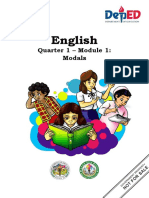 English: Quarter 1 - Module 1: Modals