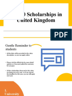 Best Scholarship in UK