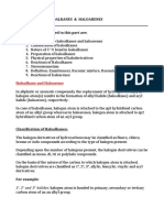 Class 12 Haloalkanes Notes