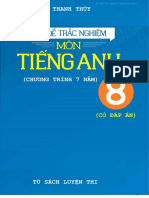 Bộ Đề Trắc Nghiệm Tiếng Anh 8 (Word)