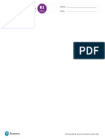 Diagnostic Test A: Photocopiable © Pearson Education Limited 2019