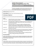 Climate Change & Ecosystems: Lesson Plan