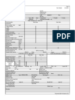 Data Requirement Sheet