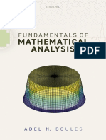 Adel N. Boules - Fundamentals of Mathematical Analysis-OUP Oxford (2021)