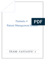 Fantastic 4 Patient Management System