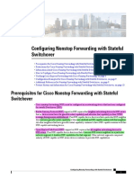 Configuring Nonstop Forwarding With Stateful Switchover