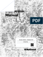 National VP-8177a Fm-Am Signal Generator
