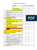 Administering Oral Medications