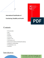 International Classification of Functioning, Disability and Health