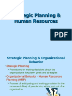 Strategic Planning Human Resources