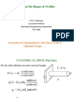 Optimal Fin Shapes & Profiles: Geometrical Optimization Is The Basic Goal of Optimal Design