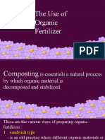 The Use of Organic Fertilizer