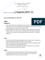 How To Study Maps For UPSC IAS