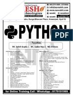 PYTHON With NumPy and Pandas