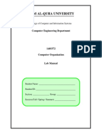 Computer Organization Lab Manual