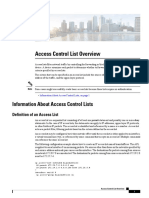 Access Control List Overview