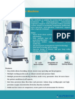 S1100 Ventilator Machine: Adult Pediatric