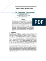 The Infinite Hidden Markov Model