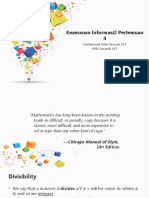 Keamanan Informasi2 Pertemuan 4: Mohammad Hafiz Hersyah, M.T Rifki Suwandi, M.T