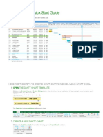 Gantt Excel Quick Guide